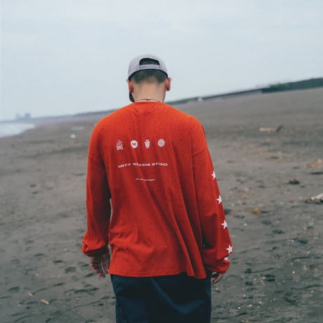 DWS ANNIVERSARY L/S TEE_RED※受注販売