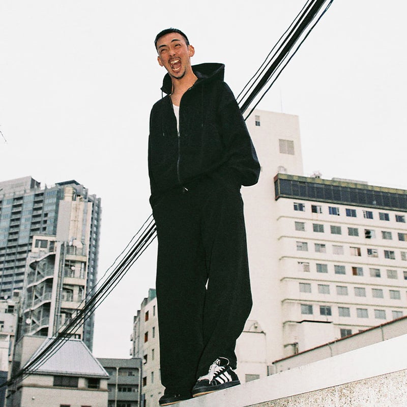 14oz “Home Town” Sweatpants_Black ※受注販売 | DWS S