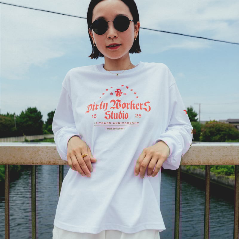 DWS ANNIVERSARY L/S TEE_WHITE※受注販売 | DWS STORE