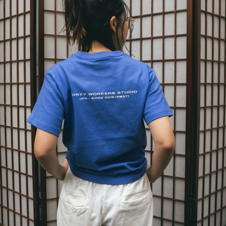 DWS 10YEARS GLOW IN THE DARK-PRINT TEE_BLUE※受注販売