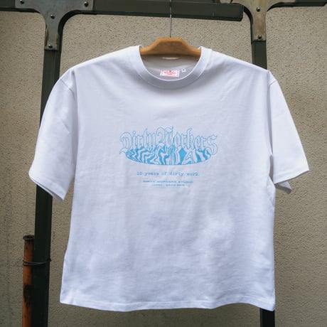 DWS 10YEARS GLOW IN THE DARK-PRINT TEE_WHITE※受注販売
