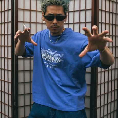 DWS 10YEARS GLOW IN THE DARK-PRINT TEE_BLUE※受注販売