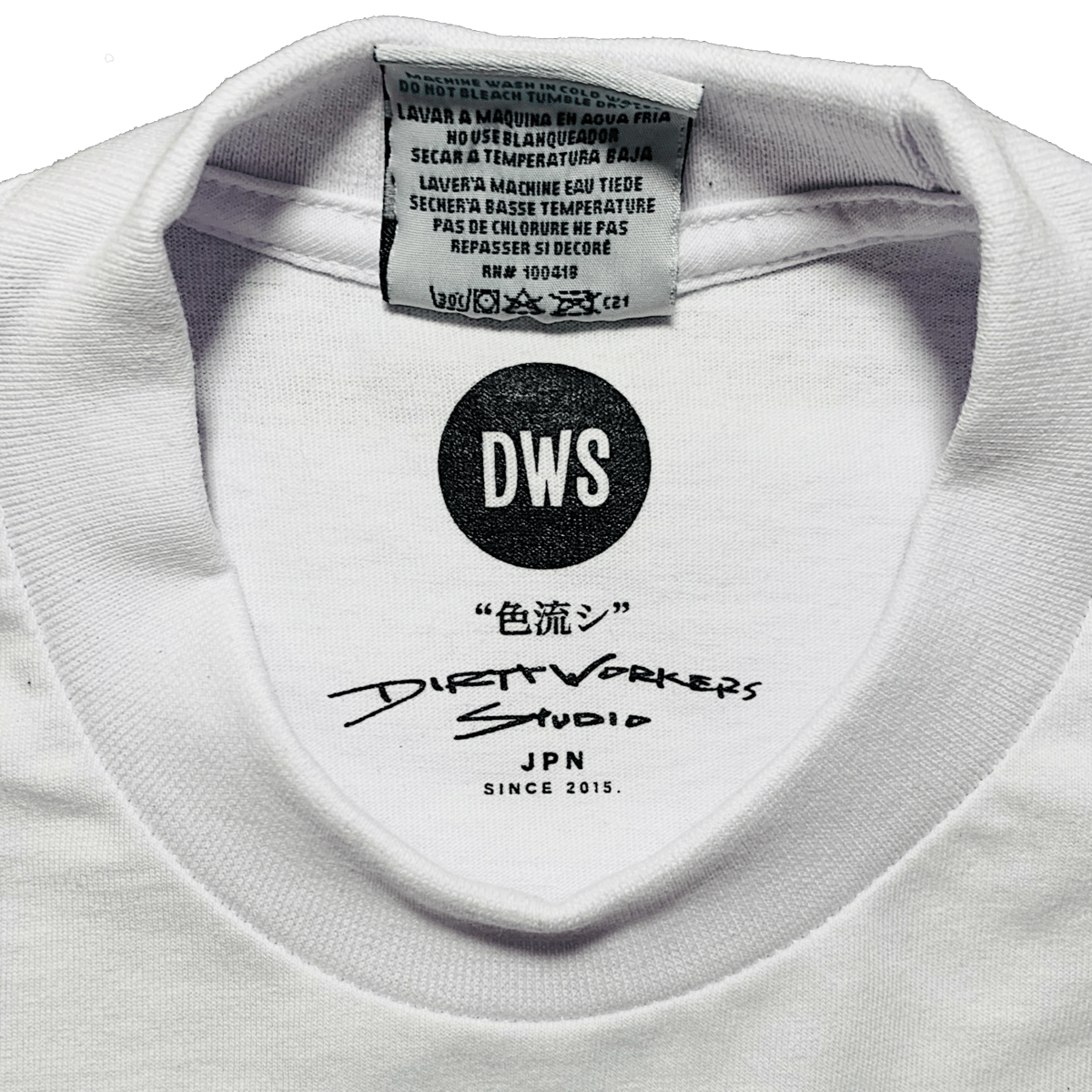 DWS 色流シTシャツ　初代 復活】極彩色流シ三原色半袖Tee“Mサイズ” WHT | DWS STORE