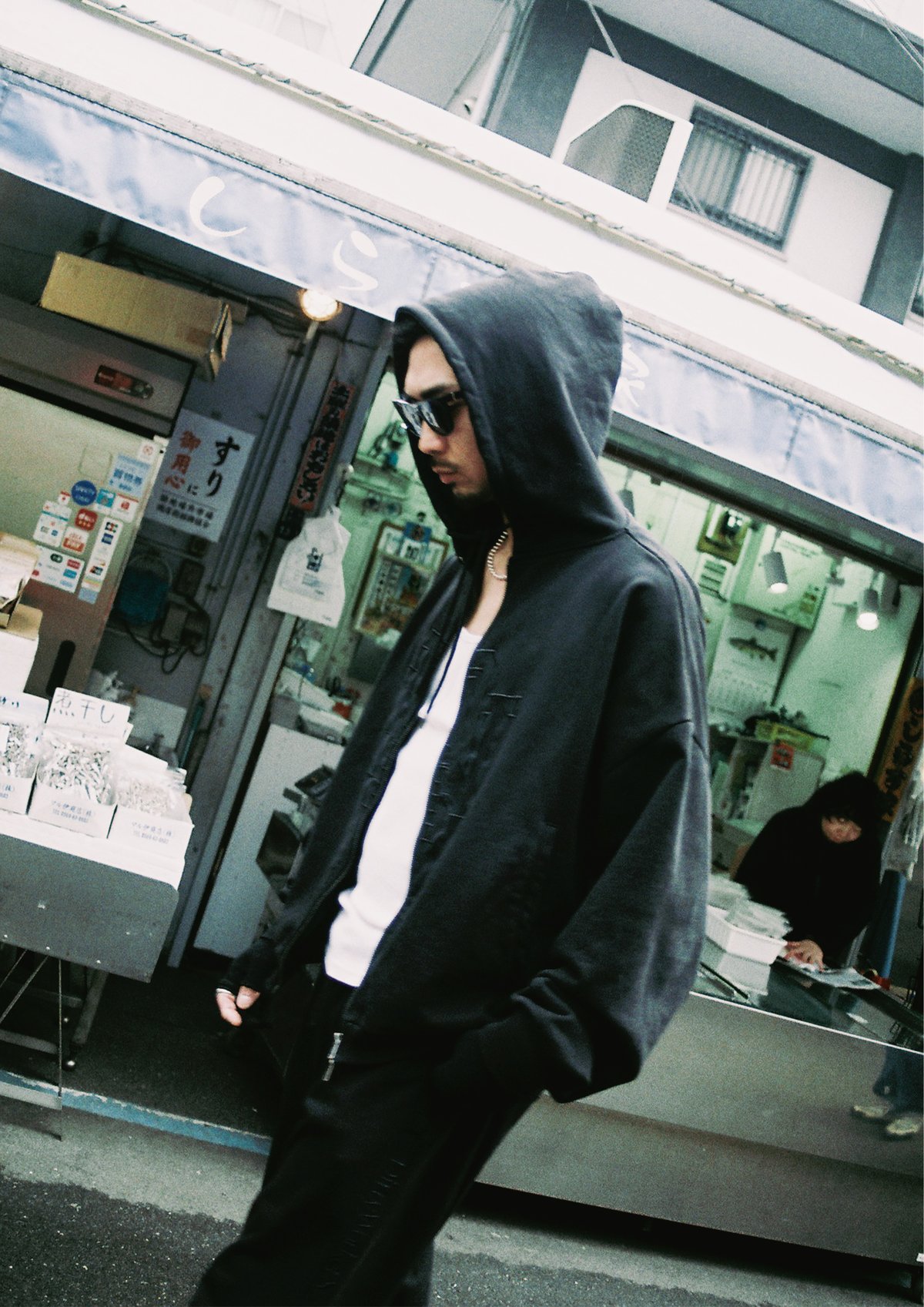 14oz “Home Town” Full ZIP Hoodie_Black ※受注販売 |