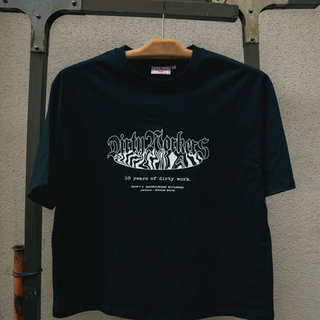 DWS 10YEARS GLOW IN THE DARK-PRINT TEE_BLACK※受注販売