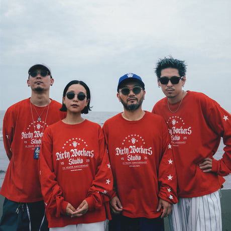 DWS ANNIVERSARY L/S TEE_RED※受注販売