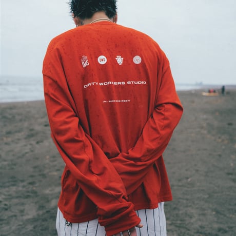 DWS ANNIVERSARY L/S TEE_RED※受注販売