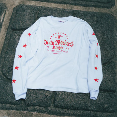 DWS ANNIVERSARY L/S TEE_WHITE※受注販売