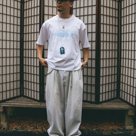 DWS 10YEARS GLOW IN THE DARK-PRINT TEE_WHITE※受注販売