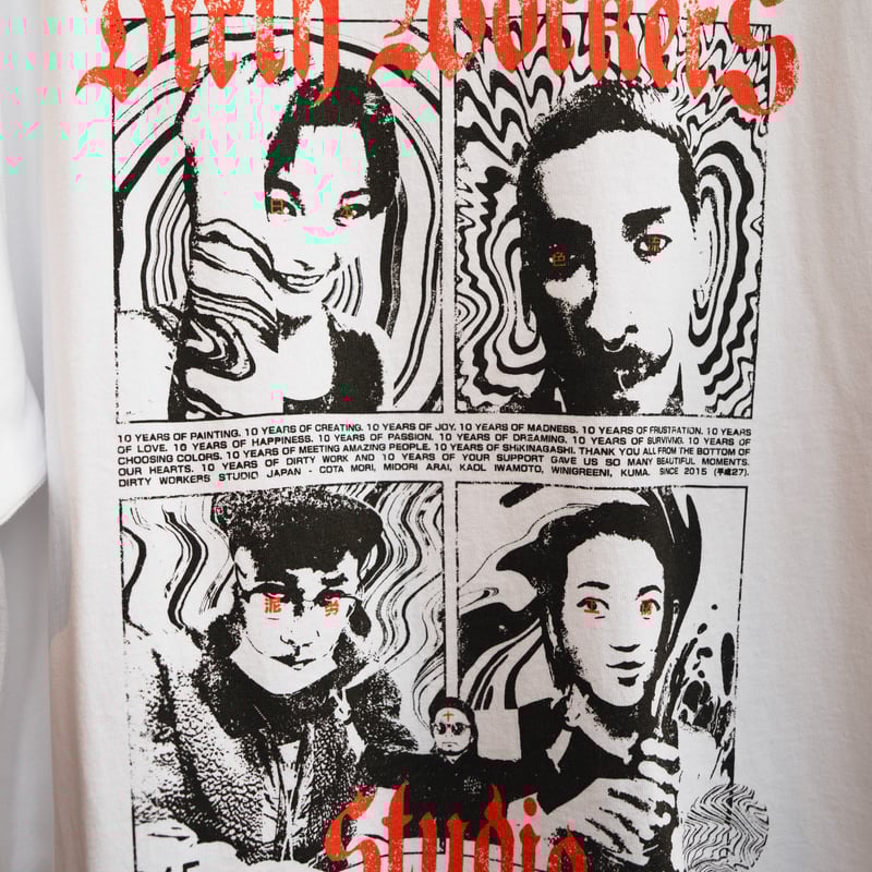 DWS BAND S/S Tee_WHITE※数量限定 DWS BAND S/S Tee_WHITE※数量限定 | DWS STORE