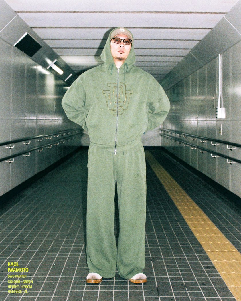 14oz “Home Town” Sweatpants_Dusty Green ※受注販売 |