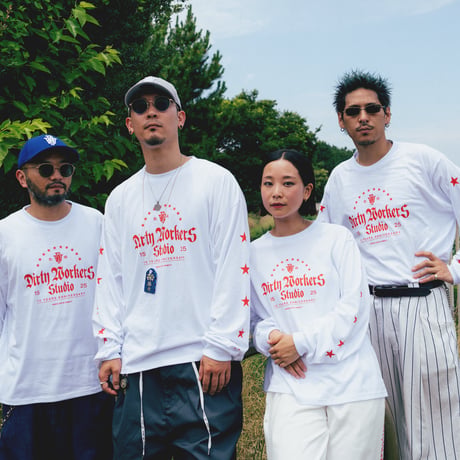 DWS ANNIVERSARY L/S TEE_WHITE※受注販売