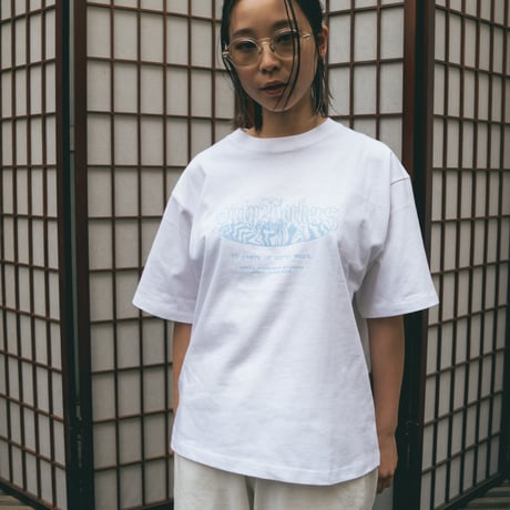 DWS 10YEARS GLOW IN THE DARK-PRINT TEE_WHITE※受注販売