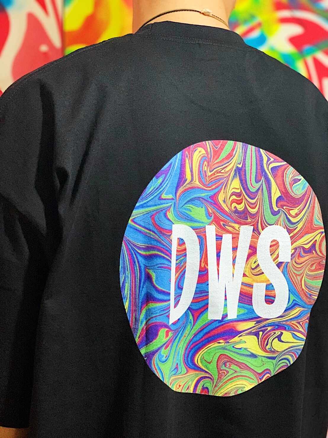 DWS 色流シTシャツ　初代 復活】極彩色流シ三原色半袖Tee“Mサイズ” BLK | DWS STORE