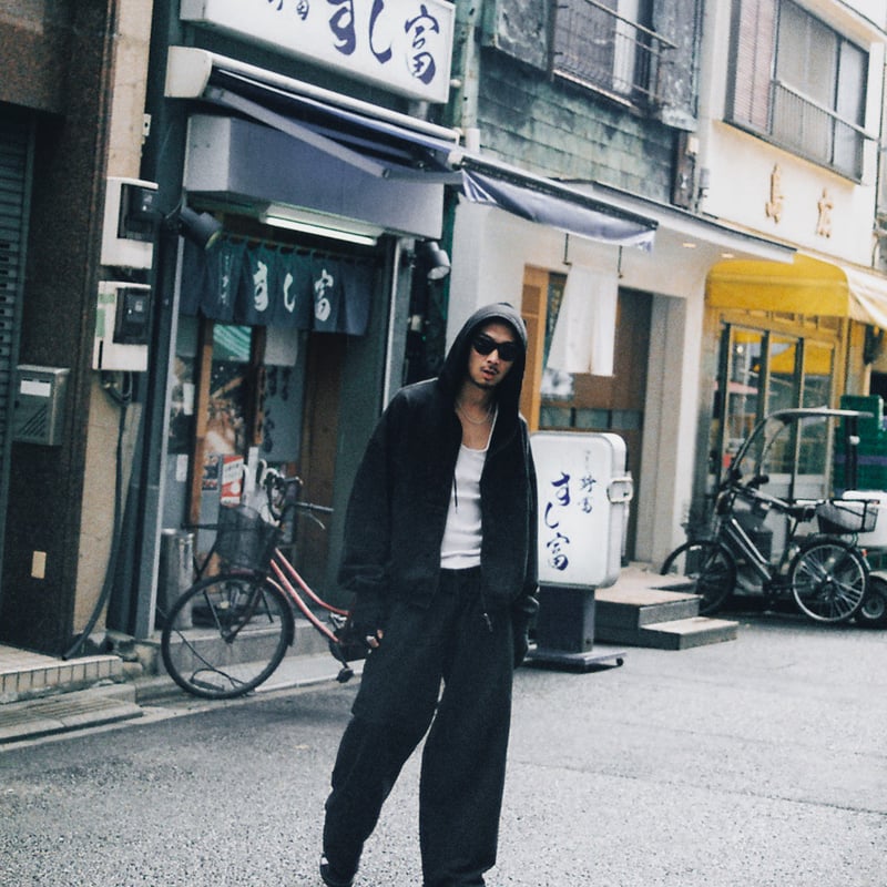 14oz “Home Town” Full ZIP Hoodie_Black ※受注販売 | 14oz “Home Town” Full ZIP Hoodie_Black ※受注販売 |