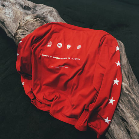 DWS ANNIVERSARY L/S TEE_RED※受注販売