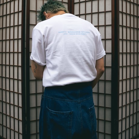 DWS 10YEARS GLOW IN THE DARK-PRINT TEE_WHITE※受注販売