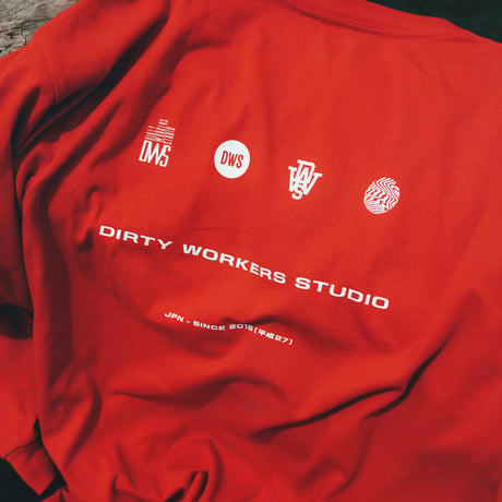 DWS ANNIVERSARY L/S TEE_RED※受注販売