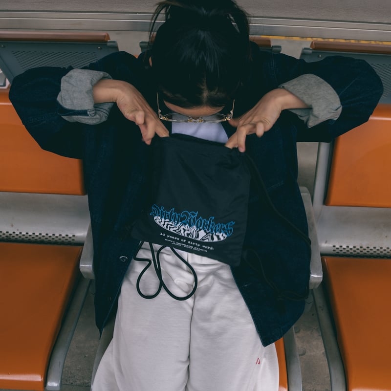 DWS 10YEARS NAPSACK_BLACK 小号(31cm×26cm)※受注販売 |