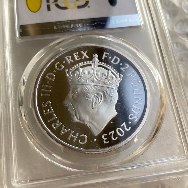 PCGS鑑定PR70】 2023年 チャールズ3世 戴冠式記念 クラウン 王冠 1