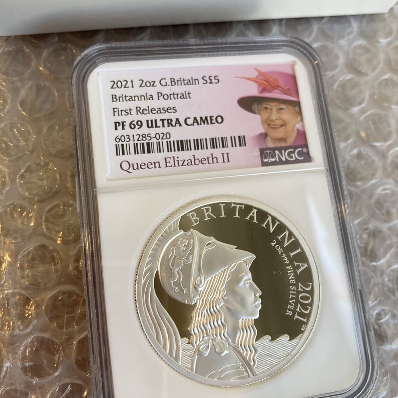 英国 銀貨 2022 NGC PF 70 UC FR モダンコイン アンティーク