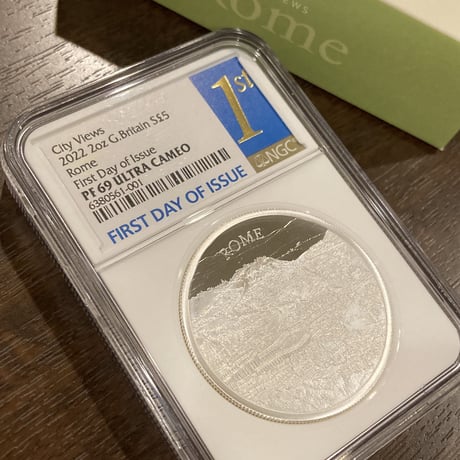 【NGC69鑑定+FDI･発行即日鑑定】2オンス銀貨 都市景観 ローマ 2022年 ロイヤルミント イギリス造幣局 シルバープルーフコイン Royal Mint Rome