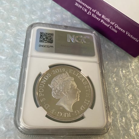 NGC鑑定PF70 ロイヤルミント 2019年 ヴィクトリア女王  生誕200周年記念銀貨 シルバー プルーフコイン イギリス 英国 Royal Mint Victoria
