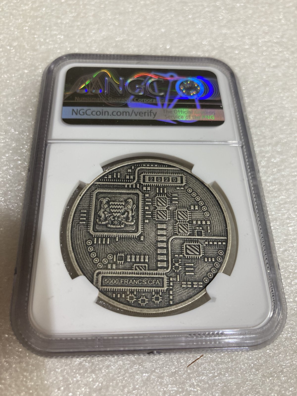 NGC鑑定MS69】 Litecoin ライトコイン アンティーク版 チャド共和国