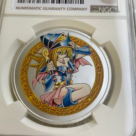 【NGC鑑定MS69】25周年記念版 遊戯王 ダーク（ブラック）・マジシャン・ガール ニウエ国 2023年 1オンス 2ドル銀貨 シルバーコイン ※PSAトレカ・トレーディングカードではない