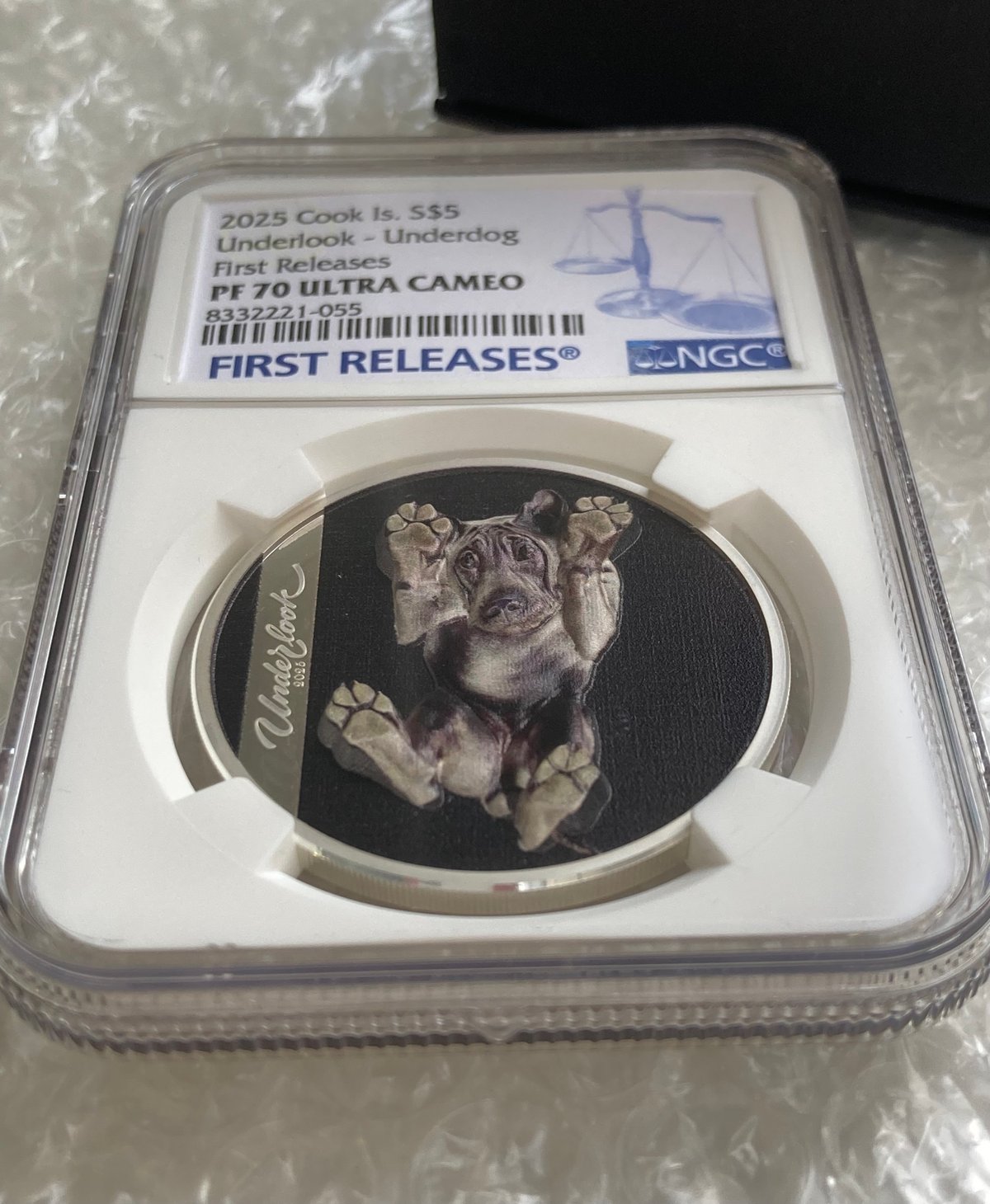 2018年 中国 10元 銀貨 NGC PF 70 犬 2018年 中国 10元 銀貨 NGC