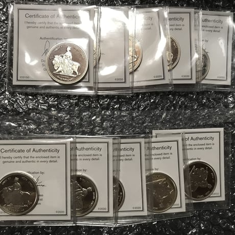 ウナとライオン コイン 2019 イギリス領 ヴァージン諸島 ニッケル 硬貨 英国 BVI nickel
