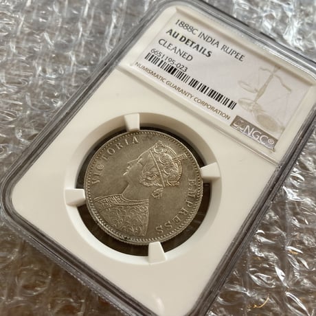 【NGC鑑定UNC】1889年 1/2 ハーフクラウン銀貨 シルバー アンティークコイン イギリス 英国 ヴィクトリア女王 ※DETAILSあり
