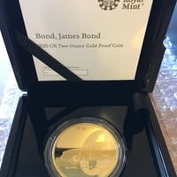 【第1貨】2オンス 007 ジェームズ・ボンド 200ポンド金貨 プルーフコイン ゴールド 2020年 英国 ロイヤルミント James Bond