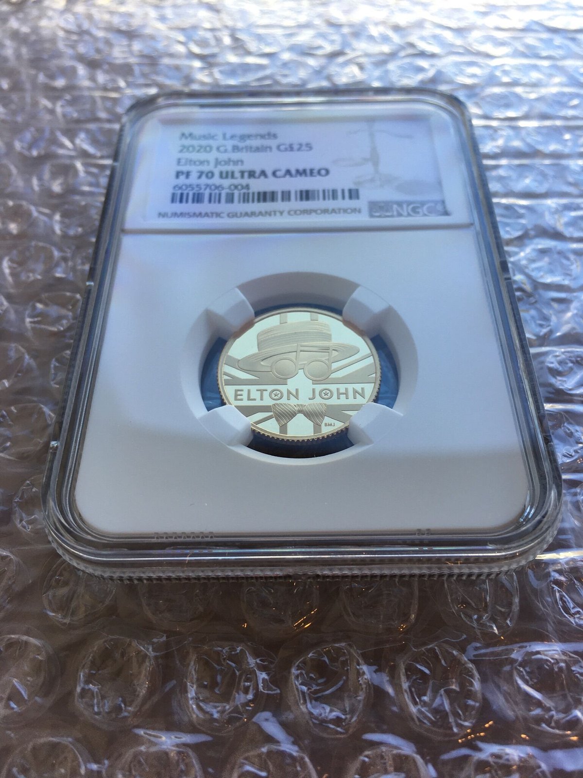 【最高鑑定】2020年 イギリス 銀貨 エルトン ジョン NGC 70 ラスト！ 最高鑑定】2020年 イギリス 銀貨 エルトン ジョン NGC 70 ラスト！