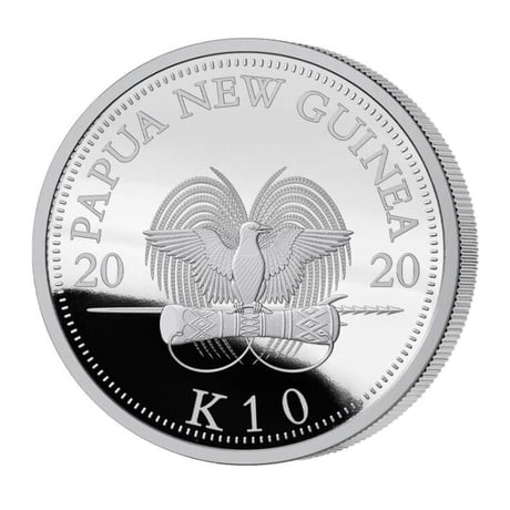 【PCGS PR70DCAM】2020 パプアニューギニア 極楽鳥 10キナ 1オンス 銀貨 プルーフコイン Papua New Guinea 10K Bird of Paradise