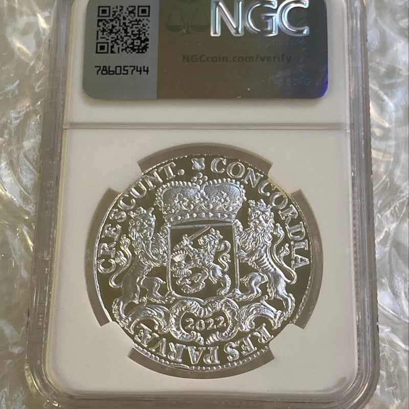 NGC鑑定PF70 発行数200枚のプルーフ版 オランダ造幣局 2022年 NGC鑑定PF70 発行数200枚のプルーフ版 オランダ造幣局 2022年