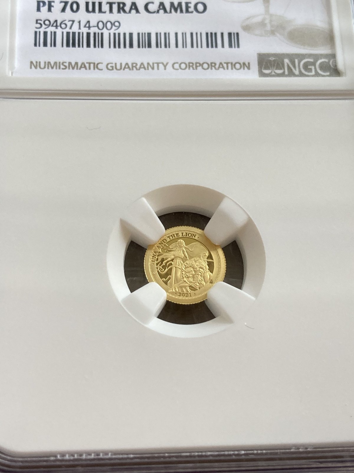 【NGC鑑定】2021年 ウナとライオン 2oz [セントヘレナ] 2021年グレートブリテン領セントヘレナ-エリザベス2世ウナと