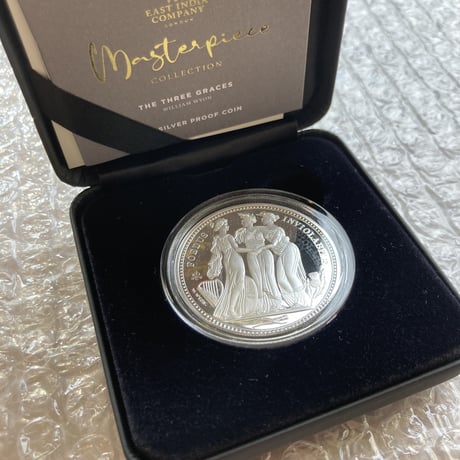 スリーグレイセス セントヘレナ  2021年 マスターピース版 1オンス銀貨 シルバー プルーフコイン Three Graces St.Helena