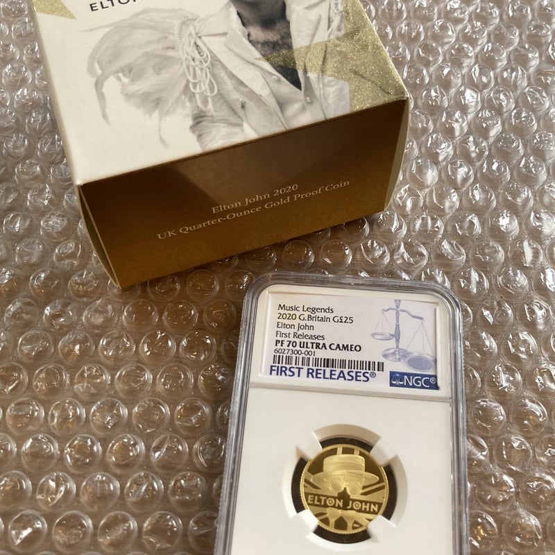 2020年ミュージックレジェンド エルトン ジョン 5oz NGC PF70UC