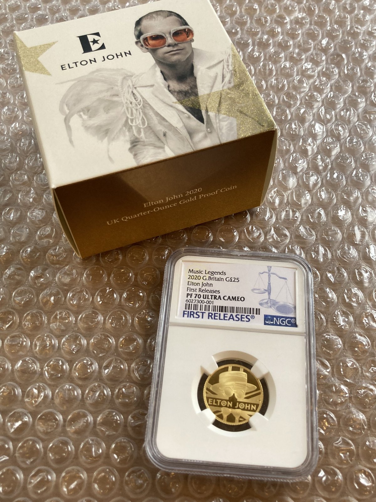 2020年ミュージックレジェンド エルトン ジョン 5oz NGC PF70UC 2020年ミュージックレジェンド エルトン ジョン 5oz NGC PF70UC - メルカリ