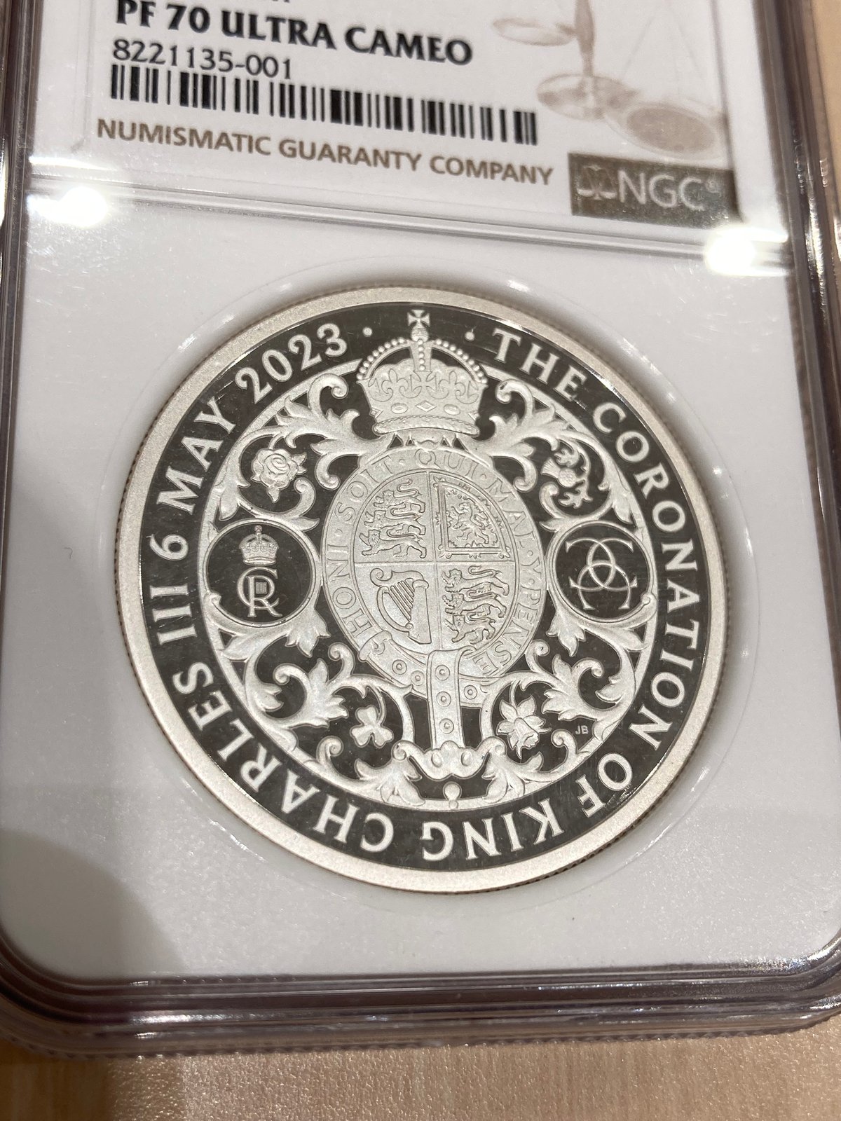 2oz・NGC鑑定PF70 2023年 チャールズ3世 戴冠式記念コイン クラウン 