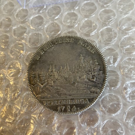 都市景観 ドイツ ニュルンベルク 1754年 ターラー銀貨 未鑑定 シルバー アンティークコイン 神聖ローマ帝国 ニュルンベルグ