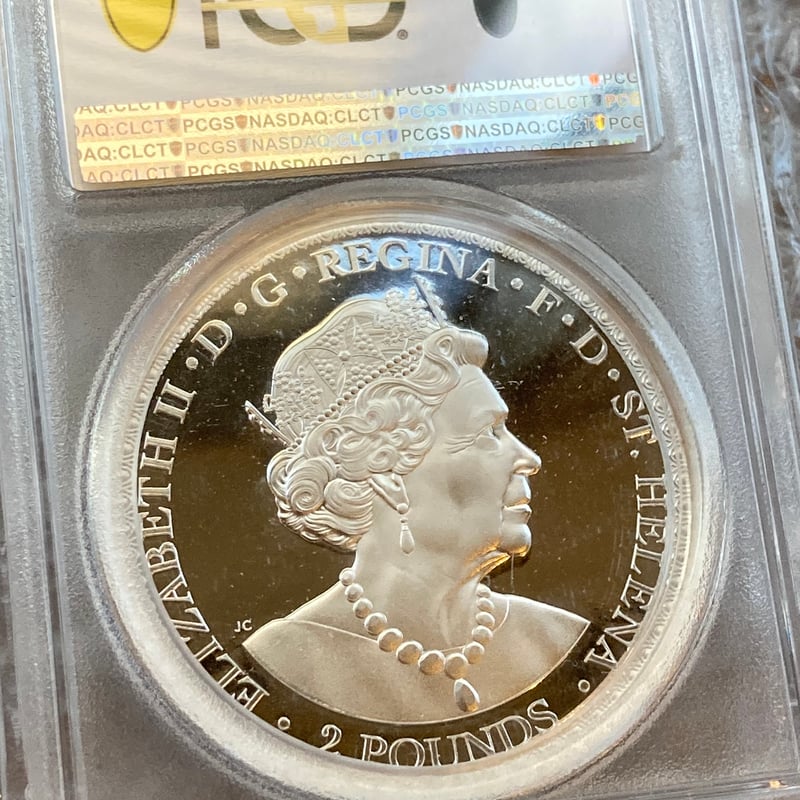 PCGS鑑定PR69】ウナとライオン 2021年 セントヘレナ造幣局