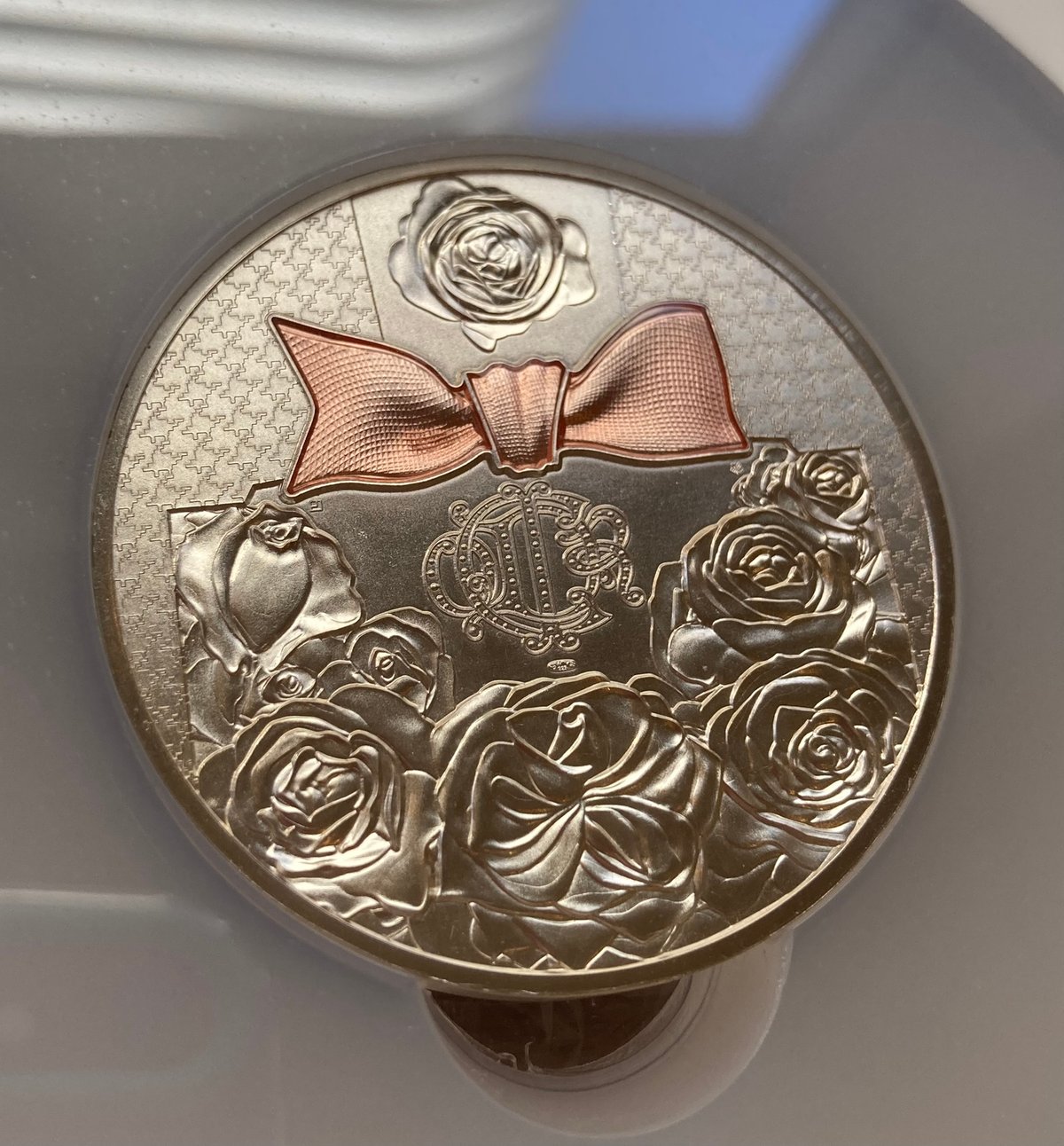 NGC鑑定MS69】DIOR公式 ディオール シルバーメダル 銀 ミス