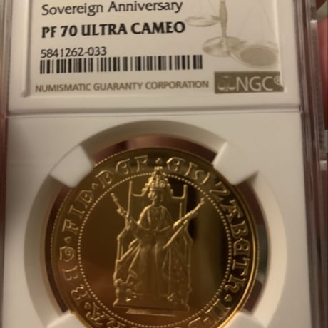 【NGC PF70UC】イギリス テューダー・ローズ 1989年 5ソブリン 金貨 ゴールド コイン Great Britain 5 sovereign coin