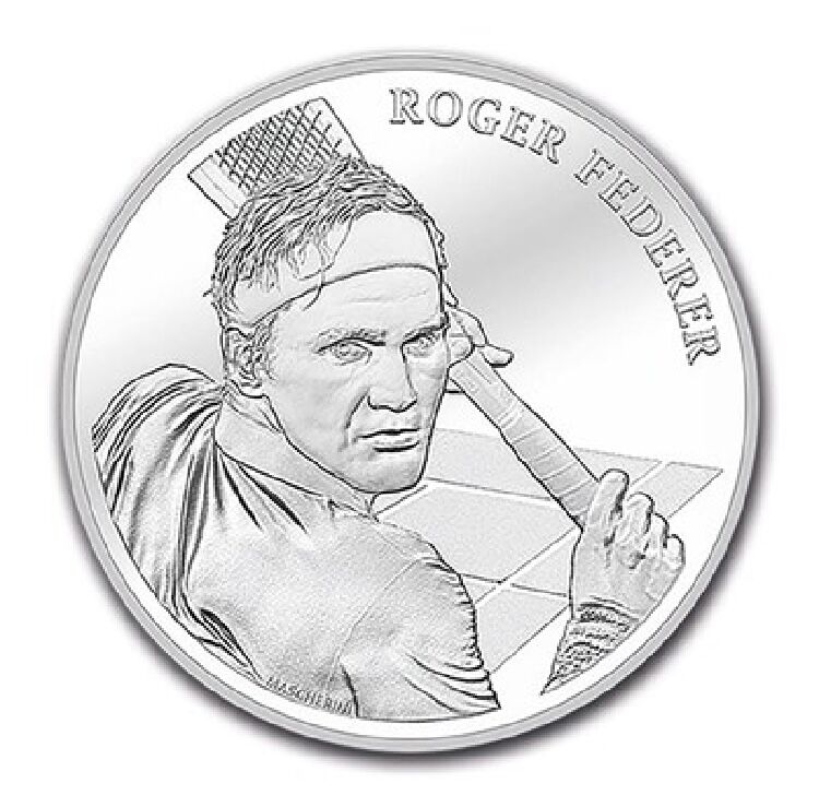 【入手困難】Silver coin Federer/フェデラー コイン 記念銀貨 入手困難】Silver coin Federer/フェデラー コイン 記念銀貨