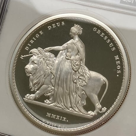ロイヤルミント版 ウナとライオン 2019年 NGC鑑定PF68 2オンス銀貨 シルバープルーフコイン 英国 イギリス造幣局 Una Lion Royal Mint