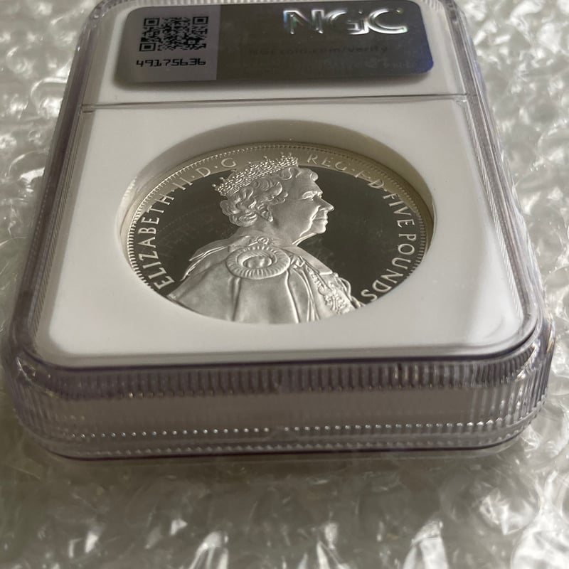 ピエフォー版 NGC鑑定PF68 ダイヤモンドジュビリー 2012年 エリザベス
