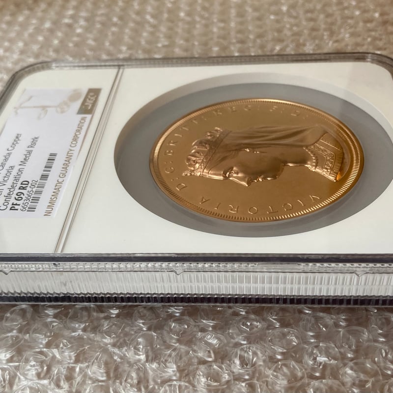 世界最高鑑定】NGC鑑定PF69RD カナダのウナとライオン 銅メダル