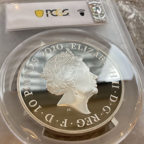 【PCGS70鑑定・世界でわずか3枚】デビッドボウイ 5オンス銀貨 シルバープルーフコイン 2020年 英国 イギリス造幣局 ロイヤルミント ミュージック・レジェンド David Bowie